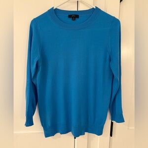 J. Crew Blue Women's Merino Wool Sweater